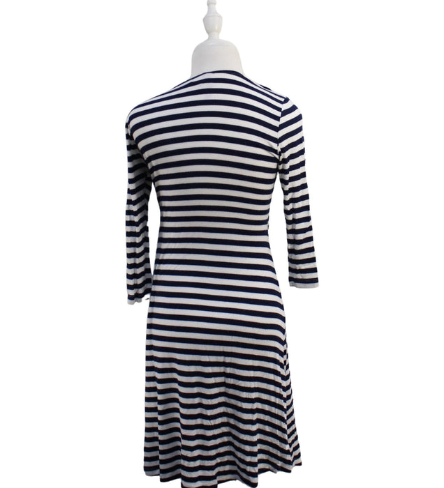 A Navy Long Sleeve Dresses from Seraphine in size S for maternity. (Back View)