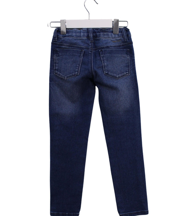 A Blue Jeans from Catimini in size 4T for girl. (Back View)