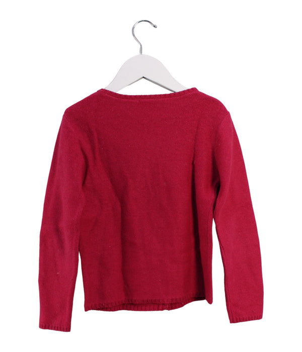 A Pink Cardigans from CdeC in size 6T for girl. (Back View)