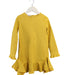 A Yellow Long Sleeve Dresses from Elsy in size 6T for girl. (Front View)