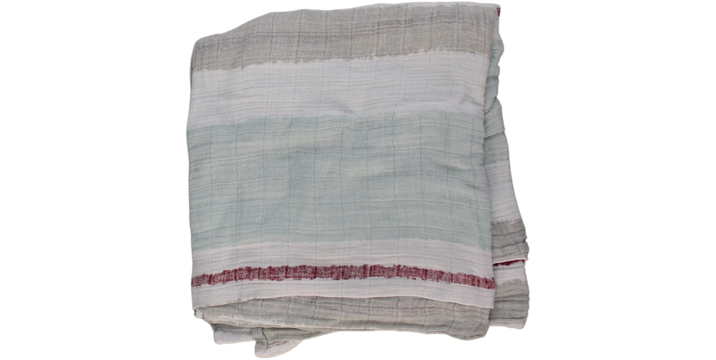 A Multicolour Swaddles from Aden & Anais in size O/S for neutral. (Front View)