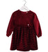 A Red Long Sleeve Dresses from Chickeeduck in size 2T for girl. (Front View)