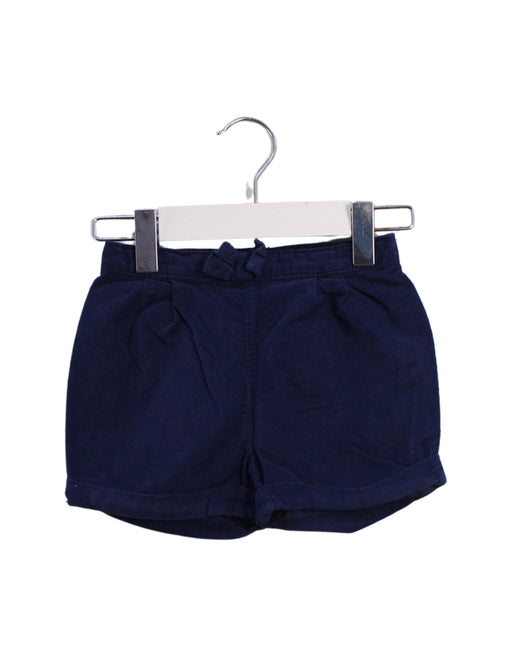 A Navy Shorts from Cyrillus in size 6-12M for boy. (Front View)