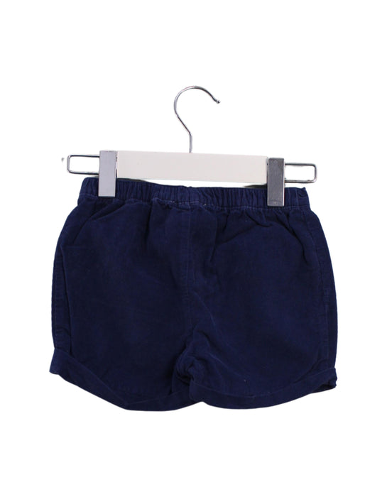 A Navy Shorts from Cyrillus in size 6-12M for boy. (Back View)