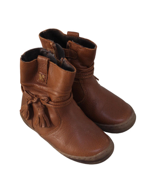 A Brown Casual Boots from Kipling in size 3T for girl. (Front View)