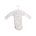 A White Long Sleeve Bodysuits from Bonpoint in size 0-3M for neutral. (Front View)