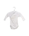 A White Long Sleeve Bodysuits from Bonpoint in size 0-3M for neutral. (Front View)
