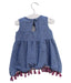 A Blue Sleeveless Dresses from Juicy Couture in size 6-12M for girl. (Back View)