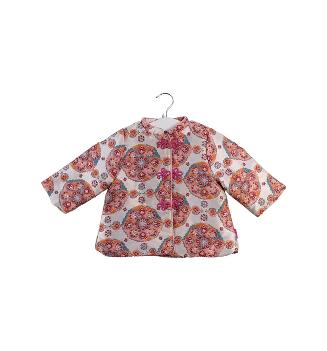 A Multicolour Lightweight Jackets from Mides in size 6-12M for girl. (Front View)