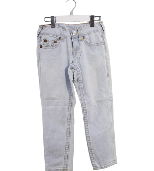 A Blue Jeans from True Religion in size 6T for girl. (Front View)