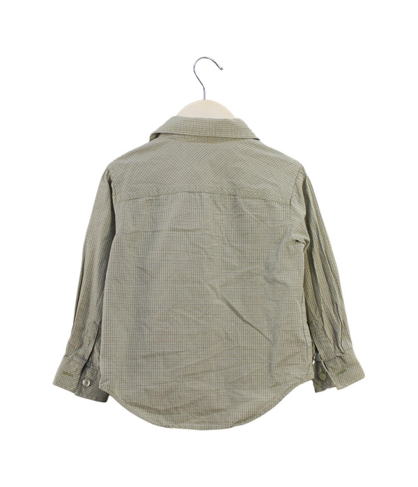 A Green Shirts from Chickeeduck in size 4T for boy. (Back View)