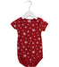 A Red Short Sleeve Bodysuits from Petit Bateau in size 3T for boy. (Front View)