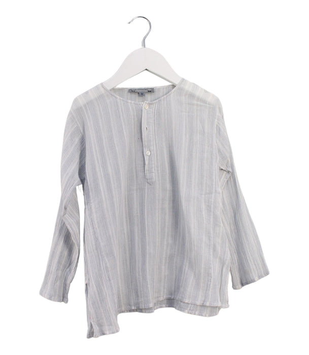A Blue Long Sleeve Tops from Bonpoint in size 8Y for boy. (Front View)