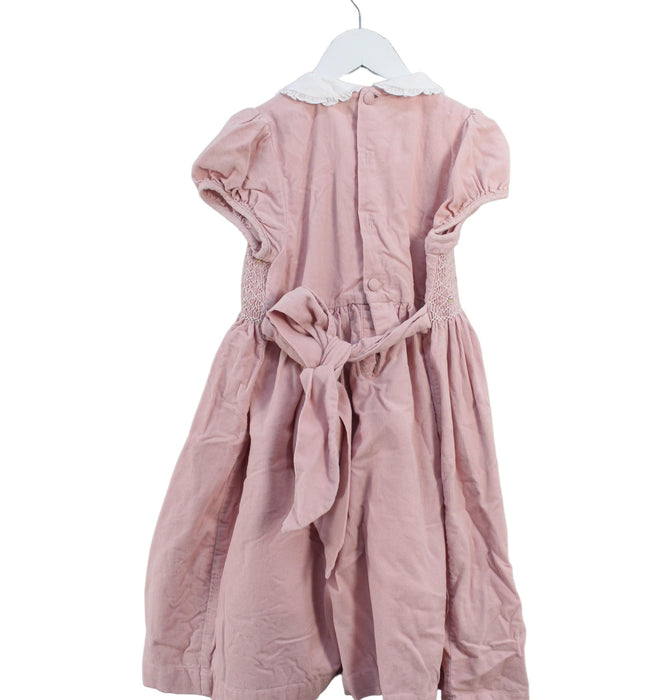 A Pink Short Sleeve Dresses from Lily Rose in size 8Y for girl. (Back View)