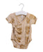 A Peach Short Sleeve Bodysuits from Kate Quinn in size 3-6M for girl. (Front View)