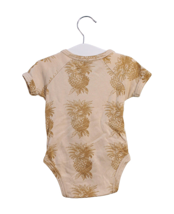 A Peach Short Sleeve Bodysuits from Kate Quinn in size 3-6M for girl. (Back View)