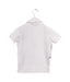 A White Short Sleeve Polos from Chickeeduck in size 2T for boy. (Back View)