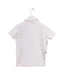 A White Short Sleeve Polos from Chickeeduck in size 2T for boy. (Back View)