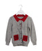 A Grey Cardigans from Nicholas & Bears in size 4T for girl. (Front View)