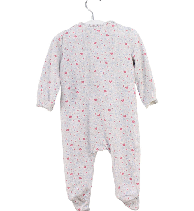 A Blue Onesies from The Little White Company in size 3-6M for girl. (Back View)