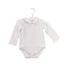 A White Long Sleeve Bodysuits from Confiture in size 6-12M for girl. (Front View)