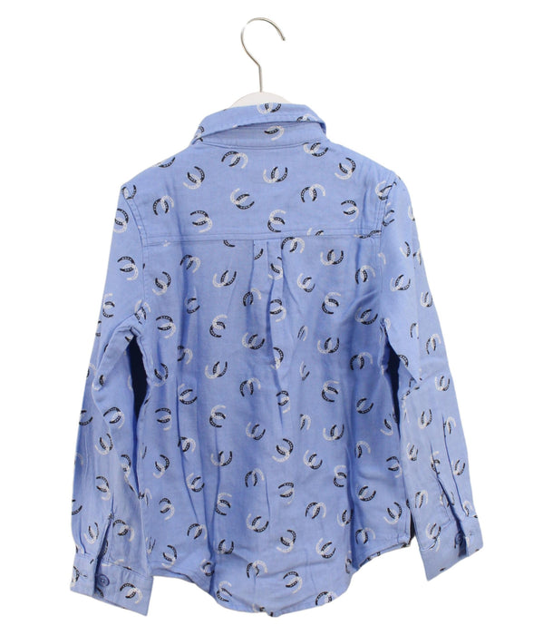 A Blue Shirts from Rachel Riley in size 8Y for boy. (Back View)