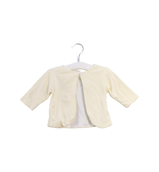 A Yellow Cardigans from Kissy Kissy in size 3-6M for girl. (Front View)