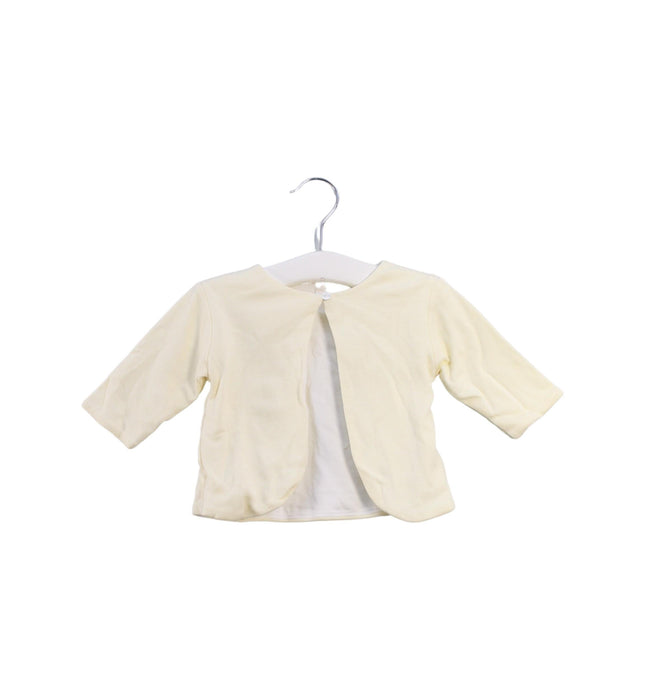 A Yellow Cardigans from Kissy Kissy in size 3-6M for girl. (Front View)