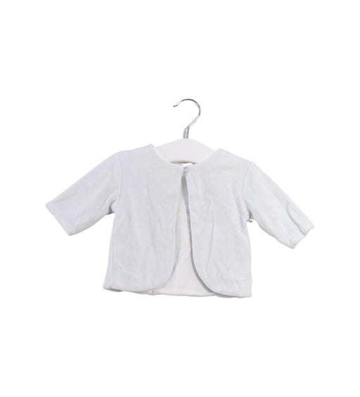 A Blue Cardigans from Kissy Kissy in size 0-3M for girl. (Front View)