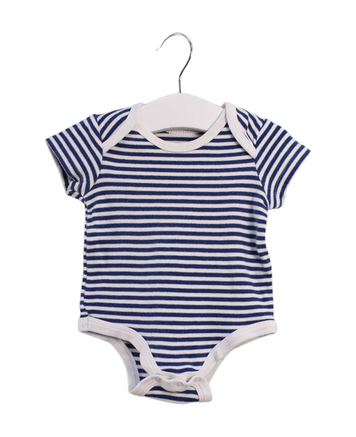 A Navy Short Sleeve Bodysuits from Mamas & Papas in size 3-6M for neutral. (Front View)