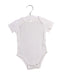 A White Short Sleeve Bodysuits from Calvin Klein in size 0-3M for neutral. (Front View)