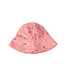A Orange Sun Hats from Kidsagogo in size O/S for girl. (Front View)