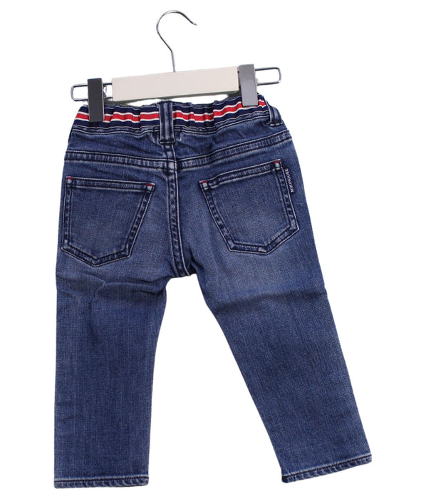A Blue Jeans from Miki House in size 12-18M for boy. (Back View)