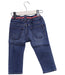 A Blue Jeans from Miki House in size 12-18M for boy. (Back View)