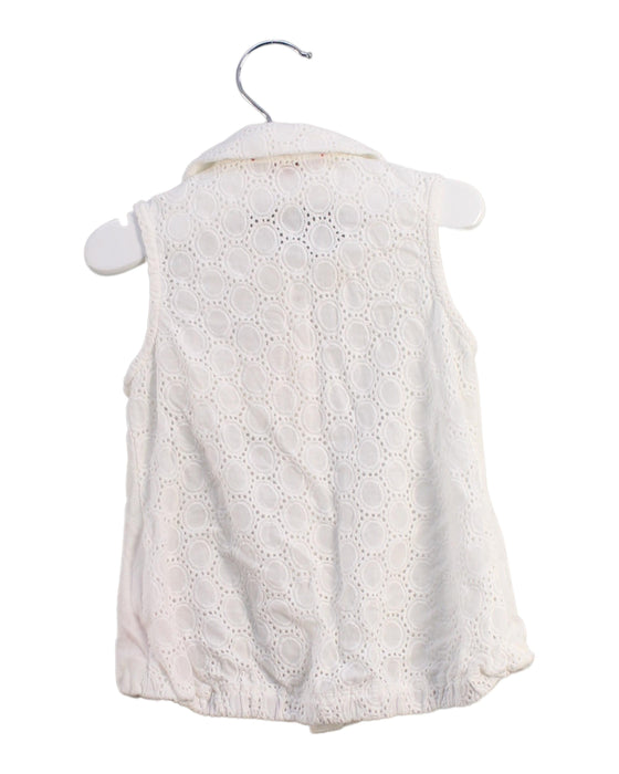 A White Sleeveless Tops from Nicholas & Bears in size 2T for girl. (Back View)