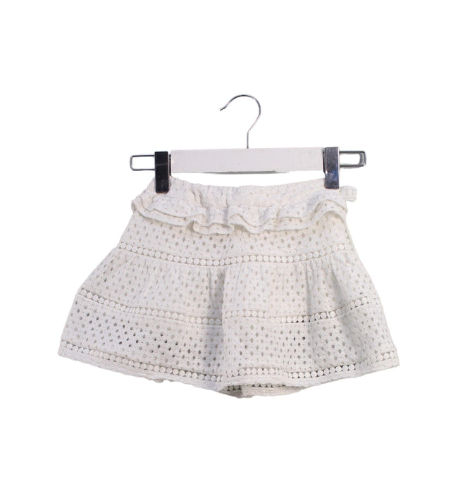 A White Short Skirts from Nicholas & Bears in size 12-18M for girl. (Front View)