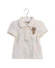 A White Short Sleeve Polos from Nicholas & Bears in size 2T for girl. (Front View)