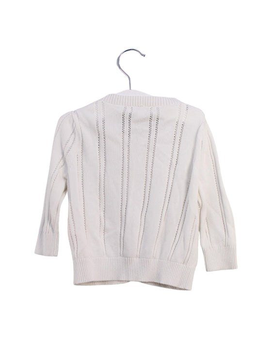 A White Cardigans from Nicholas & Bears in size 12-18M for girl. (Back View)