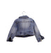 A Blue Lightweight Jackets from Monnalisa in size 2T for girl. (Back View)