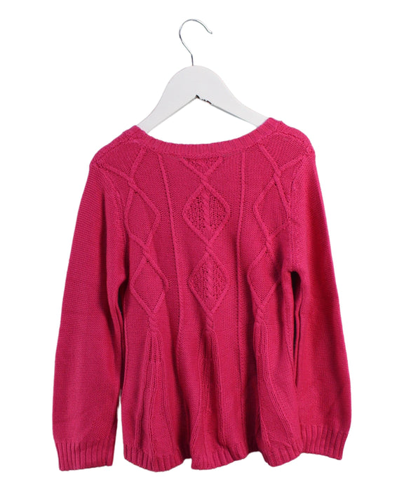 A Pink Knit Sweaters from Aqua in size 4T for girl. (Back View)