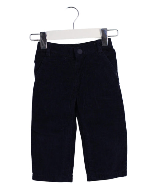 A Navy Casual Pants from Jacadi in size 6-12M for boy. (Front View)