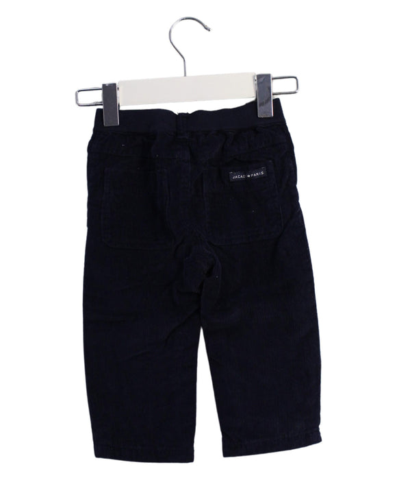 A Navy Casual Pants from Jacadi in size 6-12M for boy. (Back View)