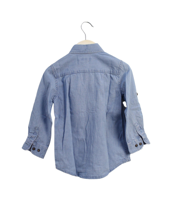 A Blue Shirts from Sacoor in size 2T for boy. (Back View)