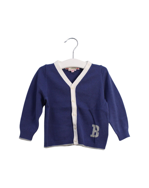 A Blue Cardigans from Bonpoint in size 12-18M for boy. (Front View)