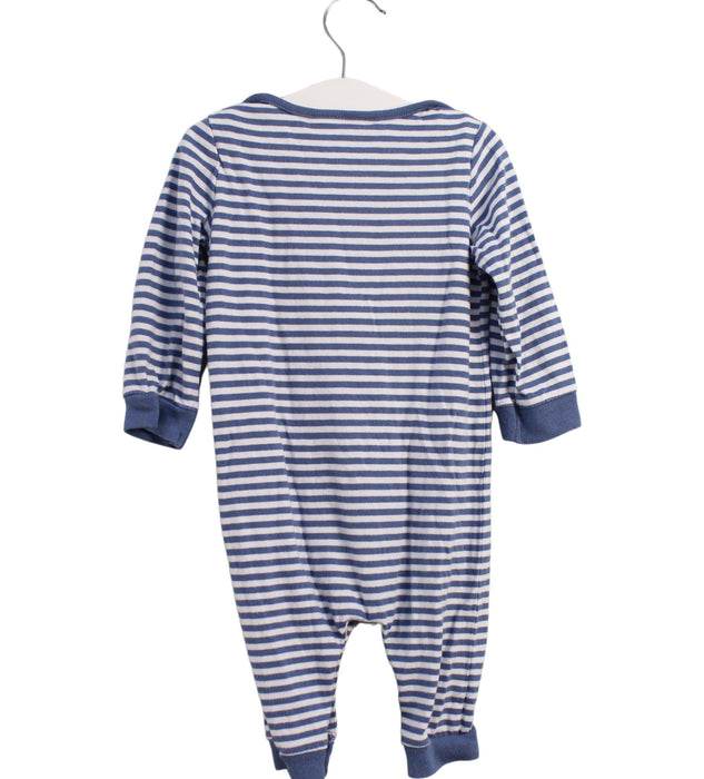 A Blue Long Sleeve Jumpsuits from The Little White Company in size 3-6M for boy. (Back View)