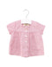 A Pink Short Sleeve Tops from Siseo Olive in size 0-3M for girl. (Front View)