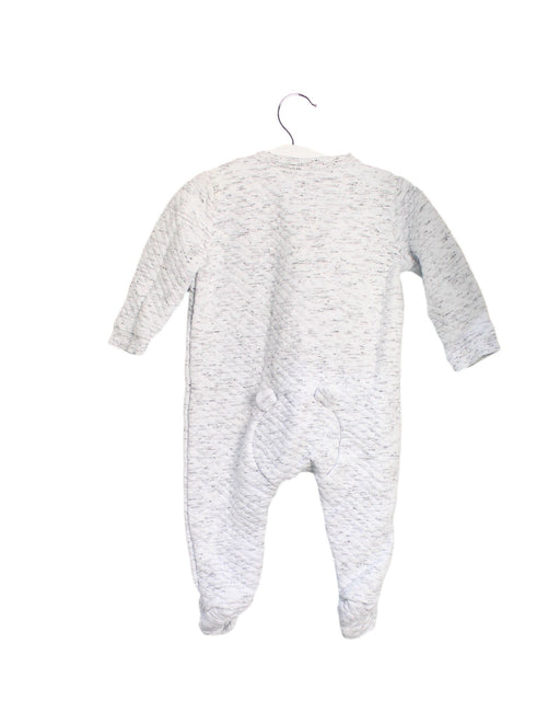 A Grey Onesies from Seed in size 3-6M for girl. (Front View)
