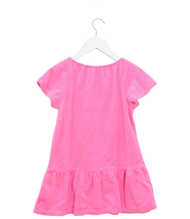 A Pink Short Sleeve Dresses from Lilly Pulitzer in size 4T for girl. (Back View)