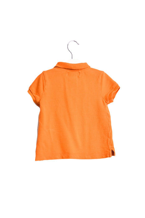 A Orange Short Sleeve Polos from Polo Ralph Lauren in size 6-12M for boy. (Back View)