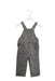 A Grey Long Overalls from Petit Bateau in size 3-6M for girl. (Front View)